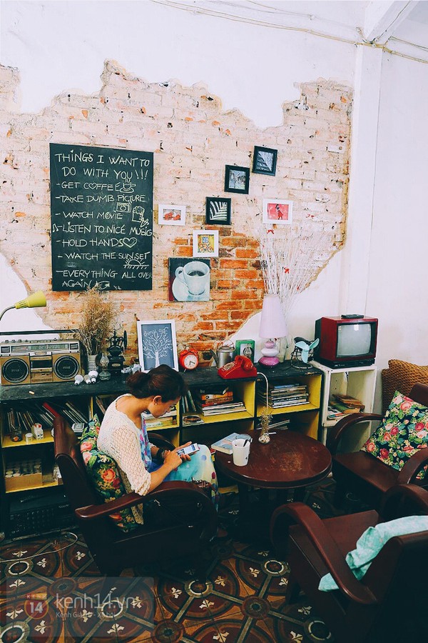 9 quán cafe vintage ở Sài Gòn lát nền gạch hoa. Ảnh 38